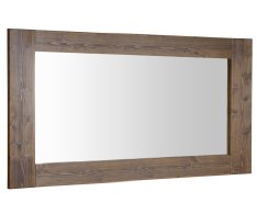 Sapho Brand Zrcadlo V Dřevěném Rámu 130x70cm, Mořený Smrk