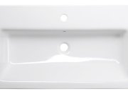 Sapho City Keramické Umyvadlo Hranaté 100x45cm, Bílá