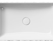 Gsi Kube X Diamante Keramické Umyvadlo Na Desku, 60x37cm, Bílá Extraglaze