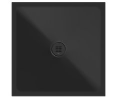 Gsi Keramická Sprchová Vanička, čtverec 80x80x2cm, černá Mat