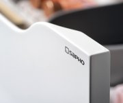 Sapho Wave Dvojumyvadlová Skříňka 149,7x50x47,8cm, Bílá/dub Cuneo