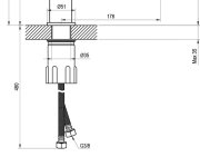 Umyvadlová stojánková baterie Life LF 015.00 - LF 015.00CR Umyvadlová stojánková baterie 280 mm bez výpusti, chrom X070472