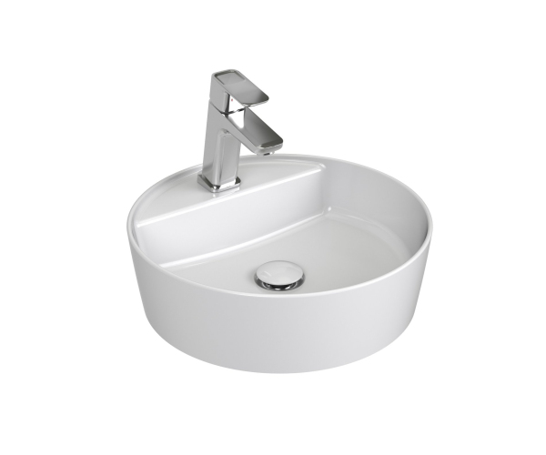 Umyvadlo Uni Slim 40 F - Umyvadlo Uni Slim F 40, s otvorem pro baterii, bez přepadu, bílá