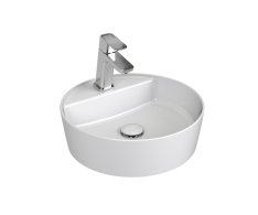 Umyvadlo Uni Slim 40 F - Umyvadlo Uni Slim F 40, s otvorem pro baterii, bez přepadu, bílá