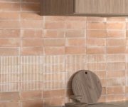 Dekor jako kámen Equipe Raku Nude Line Decor 6x18,6 - růžová