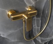 Sapho Spy Nástěnná Sprchová Baterie, Zlato Mat