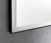Sapho Gano Zrcadlo S Led Osvětlením V Rámu 60x80cm, černá