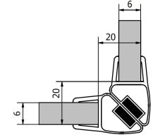 Polysan Sada Dvou Těsnění (magnet) Na 6mm Sklo, 2000mm, Varianta Roh