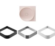 Umyvadlo Yard 45 C bez otvoru - Umyvadlo Yard 45 C, bez otvoru pro baterii, bez přepadu, Alabaster Pink XJX0G045000
