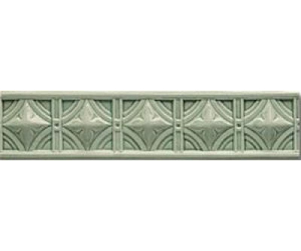 Retro dekor Grazia Essenze Neoclassico Felce 6x26 Luc. - zelená