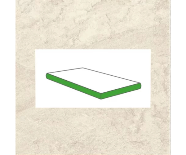 2cm dlažba jako kámen Castelvetro Quartz Stones White Gradone Torato Ang. DX 30x60 - bílá