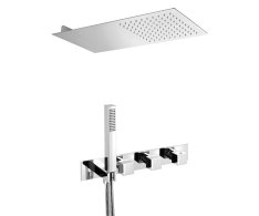 Sapho Podomítkový Sprchový Set S Termostatickou Baterií A Držákem Ruční Sprchy, 2 