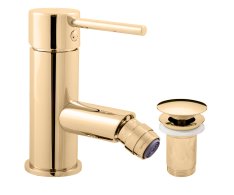 Bidetová baterie s výpustí SEINA ZLATÁ - lesklá 1/2" SE945.5KZ