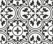 Retro dlažba Xclusive Black&White Liberty 20,5x20,5