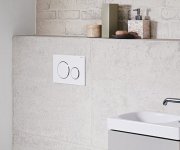 Geberit Sigma20 Ovládací Tlačítko, Bílá Lesk/chrom