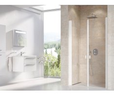 Sprchové dveře Chrome CSDL2 - CSDL2 110, bílá matná+transparent
