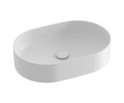 Umyvadlo Ceramic Slim O - Umyvadlo Ceramic Slim O 55, bez otvoru pro baterii, bez přepadu, bílá matná XJX0E155000