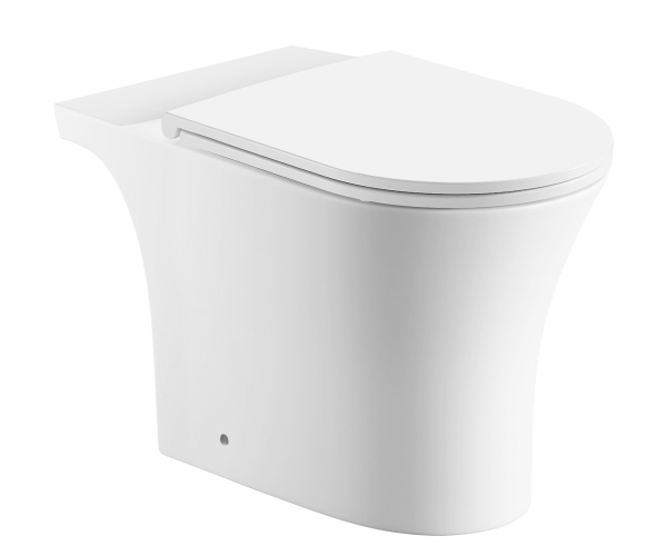 Aqualine Vito Wc Kombi Mísa, Rimless, 61x35,5cm, Spodní/zadní Odpad, Bílá