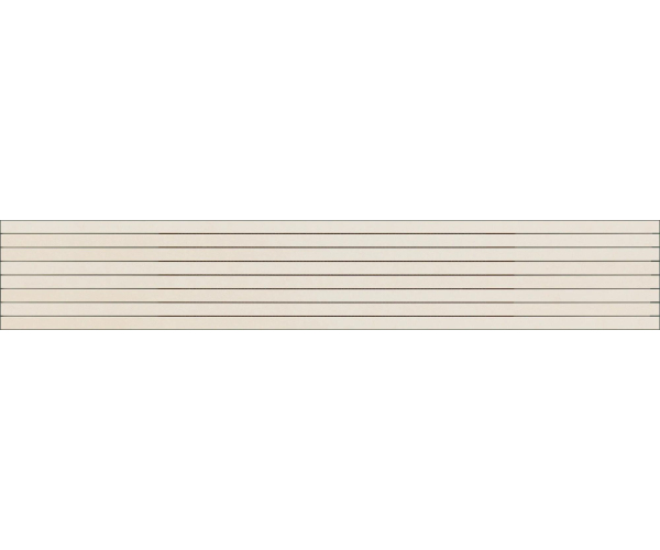 Mozaika Impronta Decora Crema Listello Tratto 20x120 Matt. Rett. - béžová