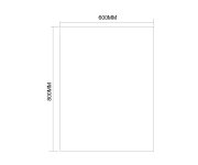 Aqualine Seca Zrcadlo S Broušenou Hranou 60x80cm, Cu Free