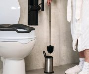 Ridder Handicap Wc štětka Na Postavení, Extra Dlouhá Rukojeť 51cm, Nerez Mat