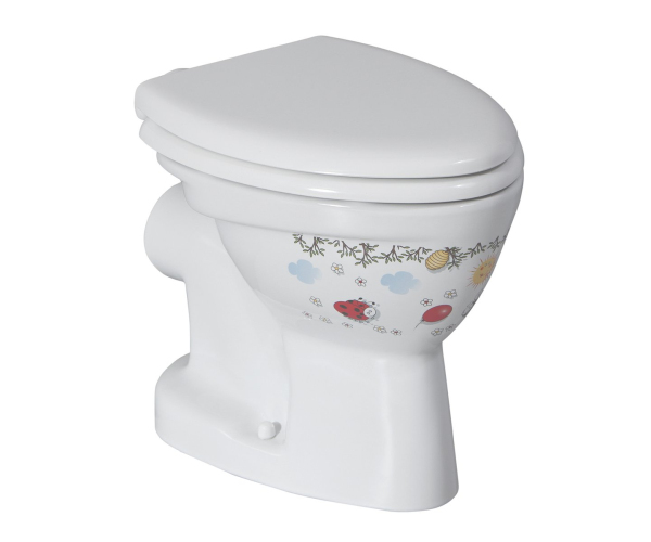 Creavit Kid Wc Mísa Kombi, Zadní Odpad, Dekor