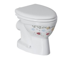 Creavit Kid Wc Mísa Kombi, Zadní Odpad, Dekor