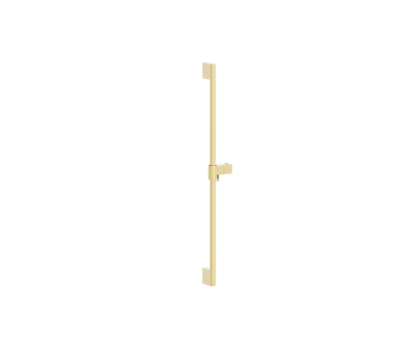 Tyč s posuvným držákem sprchy, 70 cm - 974.60GLB Sprchová tyč s držákem, zlato kartáčované