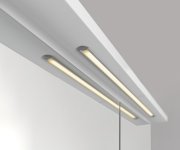 Aqualine Kawa Strip Galerka S Led Osvětlením 80x70x22cm, Bílá