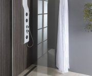 Aqualine Walk-in Zástěna Jednodílná K Instalaci Na Zeď, 900x1900mm, Sklo čiré