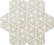 Retro dlažba Marca Corona Terracreta Cesello Argilla Esagono 21,6x25