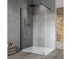 Gelco Vario Black Jednodílná Sprchová Zástěna K Instalaci Ke Stěně, čiré Sklo, 1100 Mm