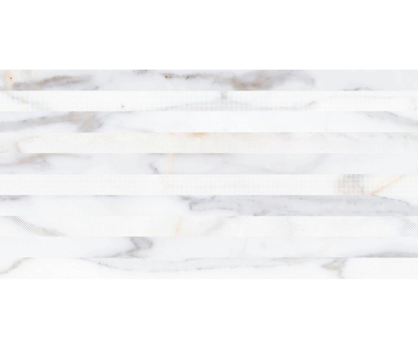 Dlažba jako mramor Codicer Vinca White Deco 33x66 - bílá