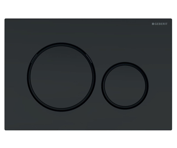 Geberit Sigma20 Ovládací Tlačítko, Easy-to Clean, černá Mat
