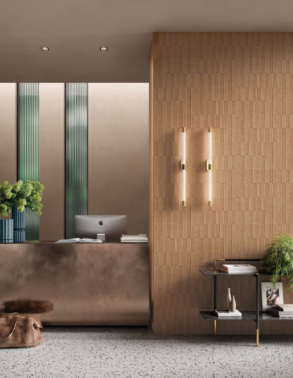 Realizace Cihlový obklad jako z ruční výroby Mirage Mand Terracotta