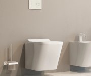 OMNIRES - Fontana Mísa Rimless Včetně Sedátka S Slow, 49 X 35 Cm Bílá Lesk /bp/ Fontanamwbp