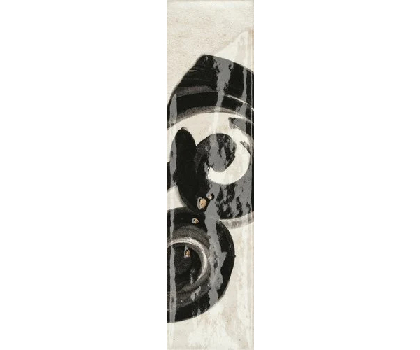 Retro obklad Marca Corona Miniature Fregio Nero Maiolica MIX 6x24