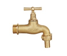 Zahradní Ventil 3/4" Pn16 S Přípojkou Na Hadici, Neleštěná Mosaz
