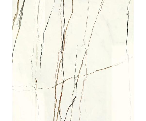 Dlažba jako mramor Settecento Lichen Rainforest Lappato 60x60 Rett. - bílá
