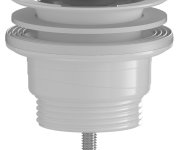 Bruckner Umyvadlová Výpust 5/4“, Click-clack, Velká Zátka, 4-45mm, Abs/nerez