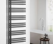 Aqualine Poseidon Otopné Těleso 450x1540mm, černá Mat