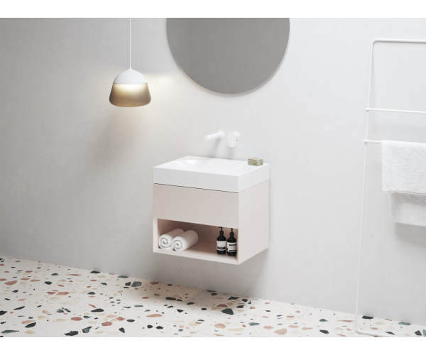 SD Lite 60 skříňka pod umyvadlo - SD Lite 60 skříňka pod umyvadlo Alabaster Pink
