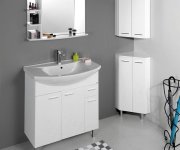 Aqualine Zoja/keramia Fresh Horní Skříňka Rohová 35x76x35cm, Bílá