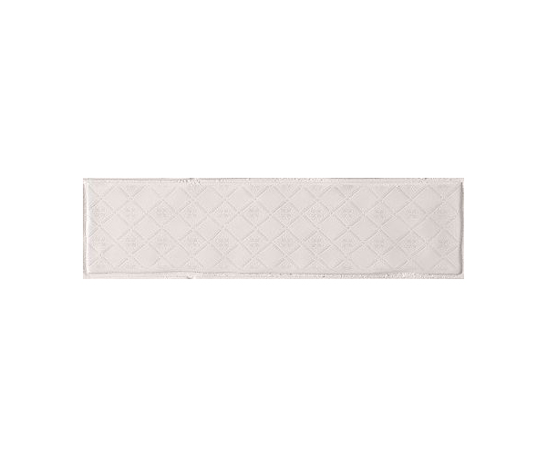 Retro dekor El Barco Sirocco White DECOR 7,5x30 Matt. - bílá