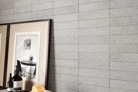 Šedobílý obklad jako beton Sant Agostino Tetris Block Pearl 5x20
