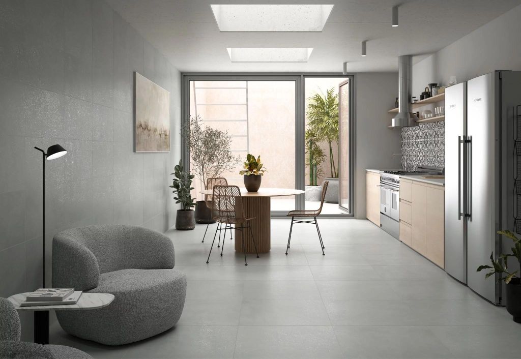 Realizace Kuchyně obložená materiálem Codicer Dorset Slate