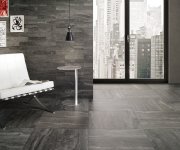 Dlažba jako kámen Coem Reverso2 Black 60x60 Nat. Rett. - šedá