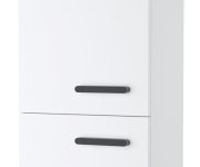 Vysoká skříňka Chrome II - SB Chrome II 39 L, bílá, madlo 152 mm, černá X000001748