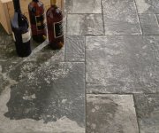 Dlažba jako kámen CIR Molo Audace Nero Galera 20x40 - antracitová