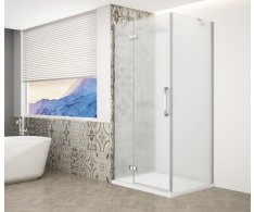 Gelco Trinity Chrome Obdélníkový Sprchový Kout 1100x1000mm, Matné Sklo, Levé